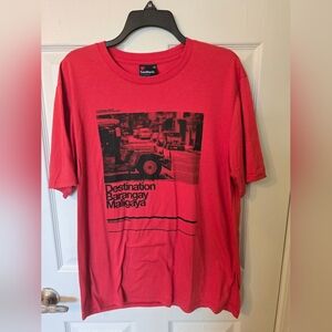 Team Manila Red Graphic Tee - Destination Barangay Mailgaya Size XL